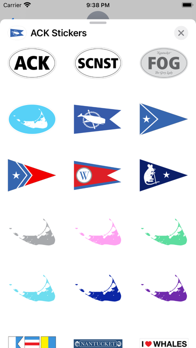 Nantucket Stickers Screenshot