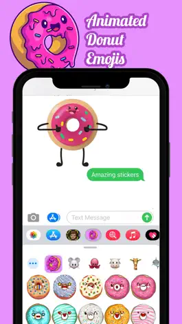 Game screenshot Animated Donut Emojis hack