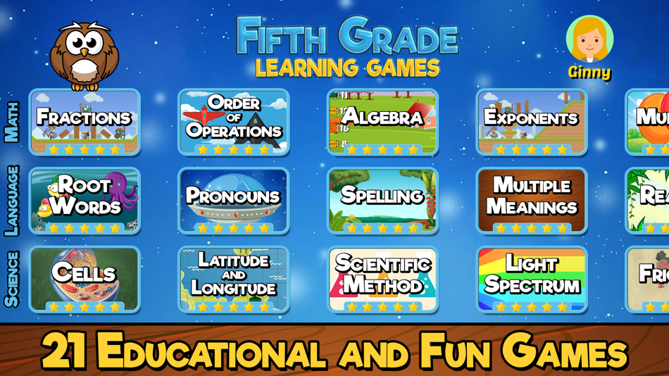 Fifth Grade Learning Games - 6.5 - (iOS)