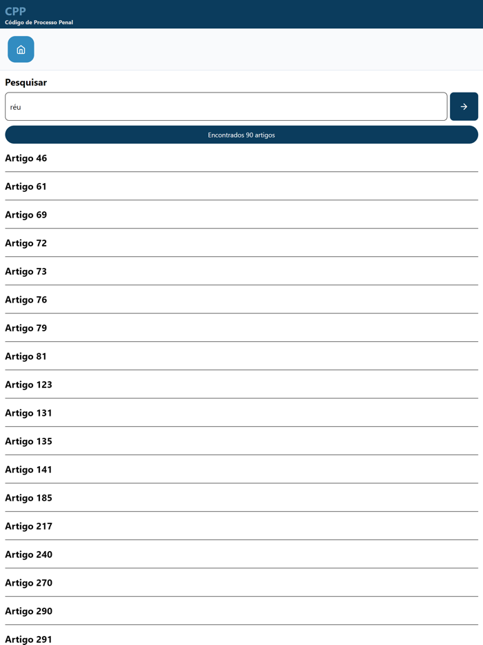 Código Processo Penal - SLEX