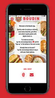 boudin bakery - order, rewards iphone screenshot 1