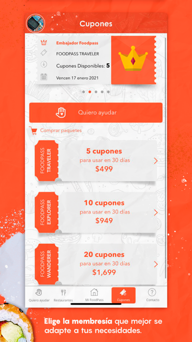 Foodpass Screenshot