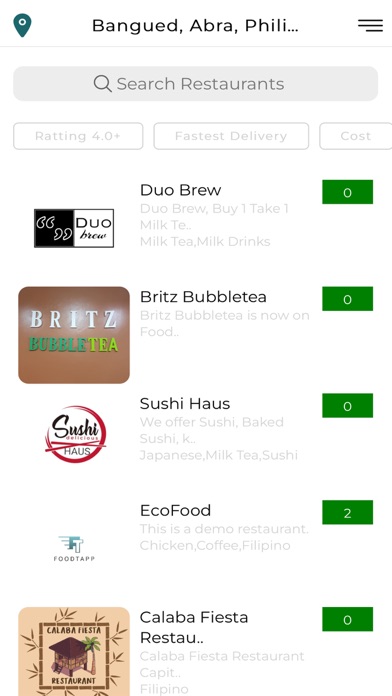 FoodTapp PH - Food Delivery Screenshot