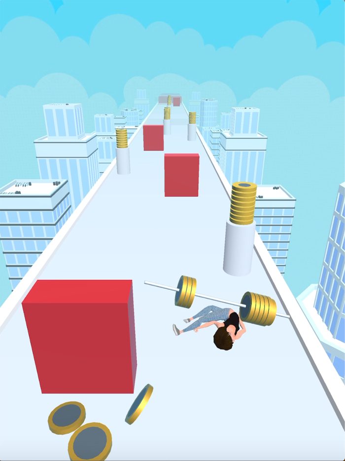Weight Runner Muscle Race 3D
