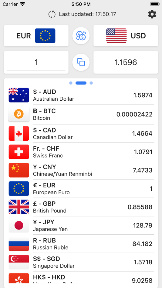 #1. Easy Currency Converter: FOREX (iOS) 由: Anh Nguyen Thi Ngoc