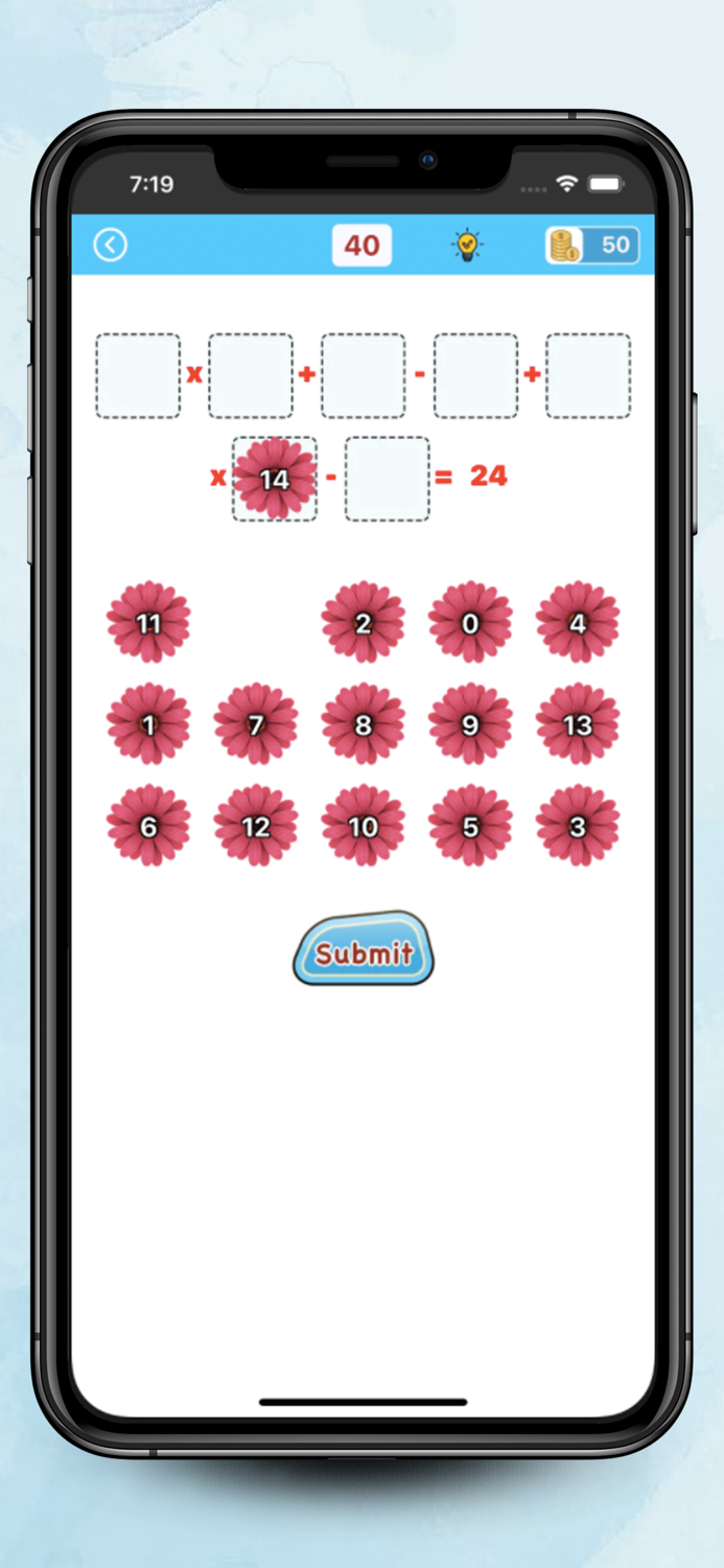 Math workout brain puzzle