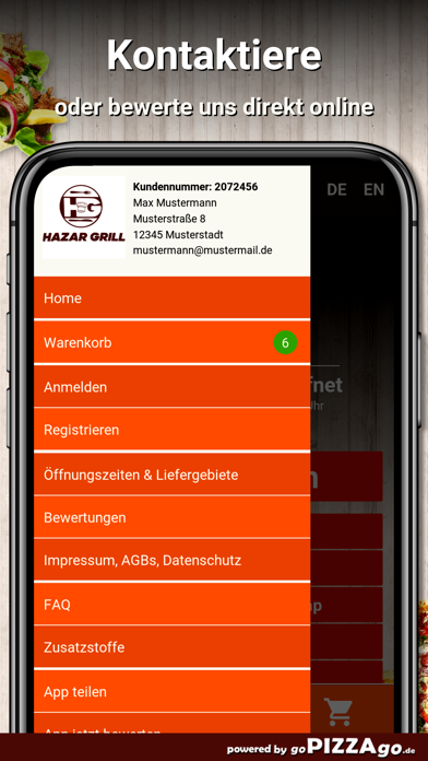 Hazar Grill Hamburg Screenshot