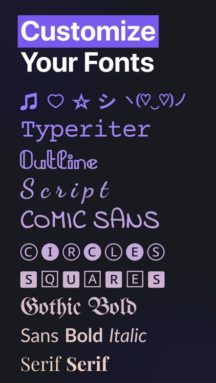 Fonts - Keyboard Art
