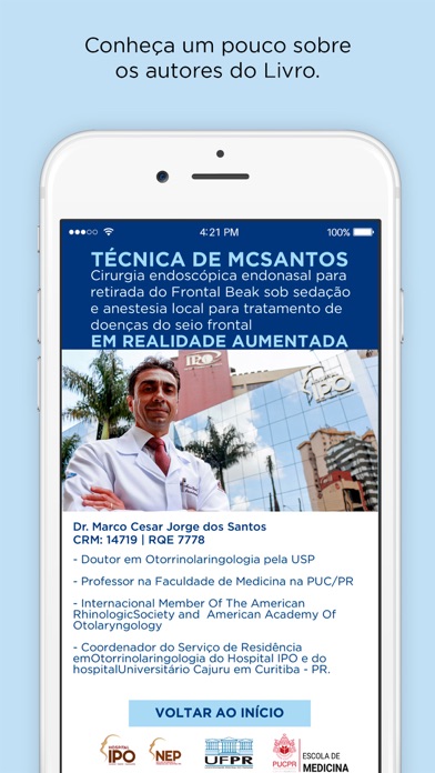 IPO Cirurgia do Seio Frontal Screenshot