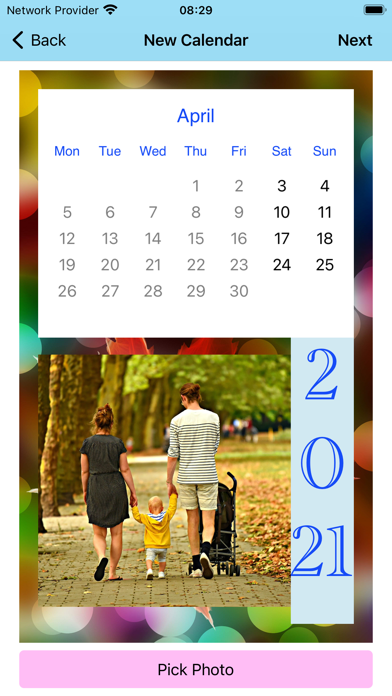 Screenshot #2 pour Calendrier perso avec photos