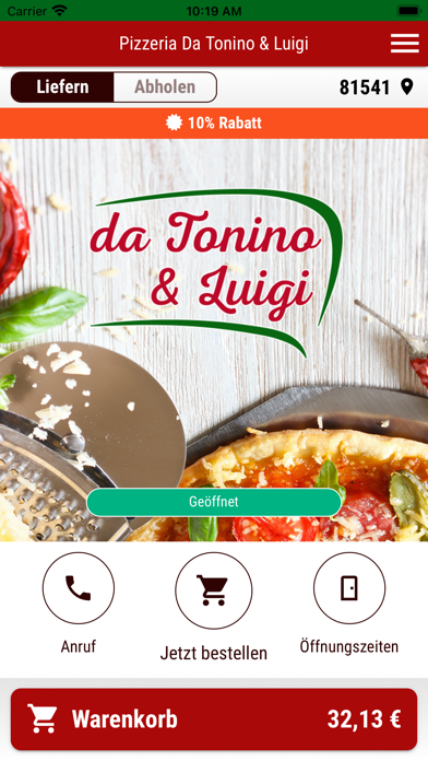 Pizzeria Da Tonino & Luigi Screenshot
