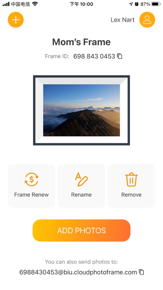 #1. BiuFrame (iOS) 由: Xi'an Shenju Zhilian Network Technology Co., Ltd