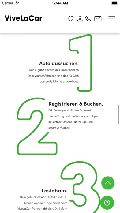 ViveLaCar Österreich Auto-Abo Screenshot