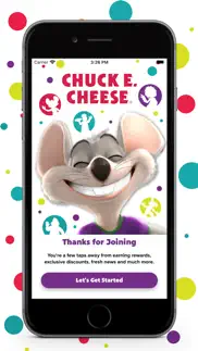 chuck e. cheese iphone screenshot 2