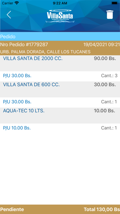 VillaSanta Agua Natural Screenshot