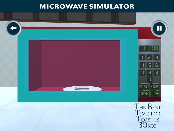 Microwave Simulator 3D Timer