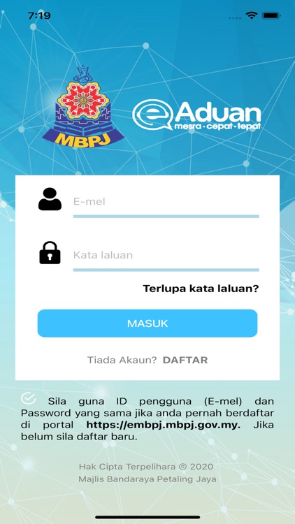 eAduan MBPJ by MAJLIS BANDARAYA PETALING JAYA