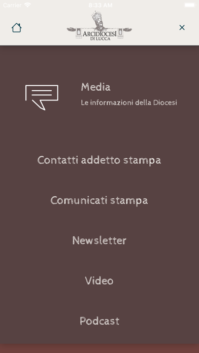 Arcidiocesi di Lucca Screenshot