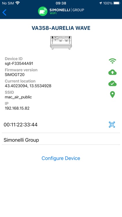 Simonelli Group WiFi