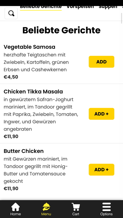 Indian Tandoori Restaurant Screenshot
