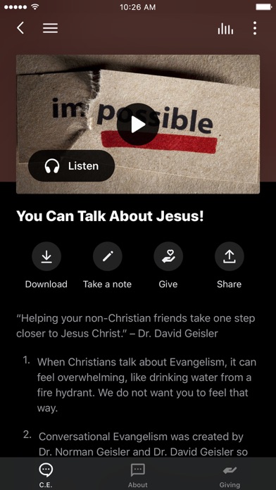 Norm Geisler Int'l. Ministries Screenshot