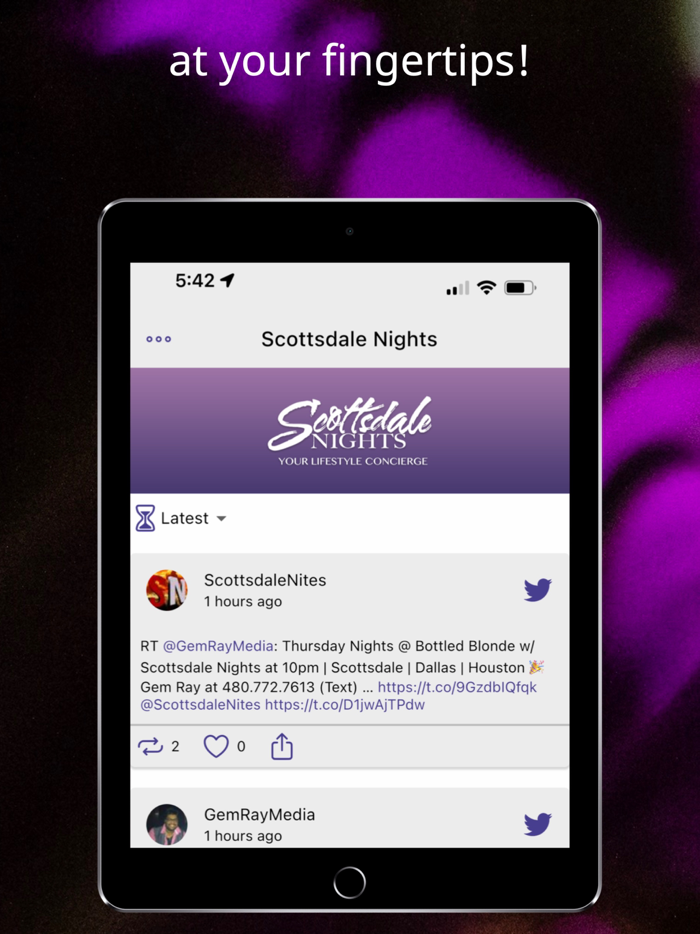 Scottsdale Nights App