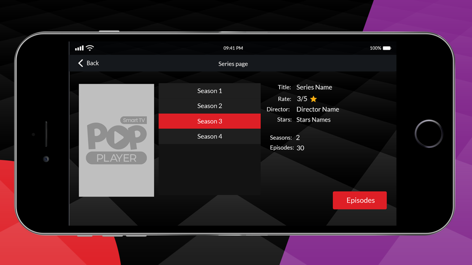 #4. POP-Player (iOS) 由: Yaser Moursi