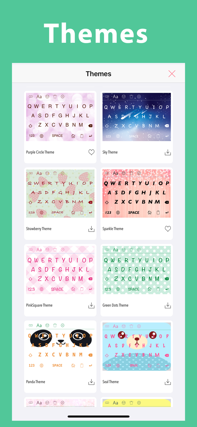 Symbol Infinity Font Keyboard
