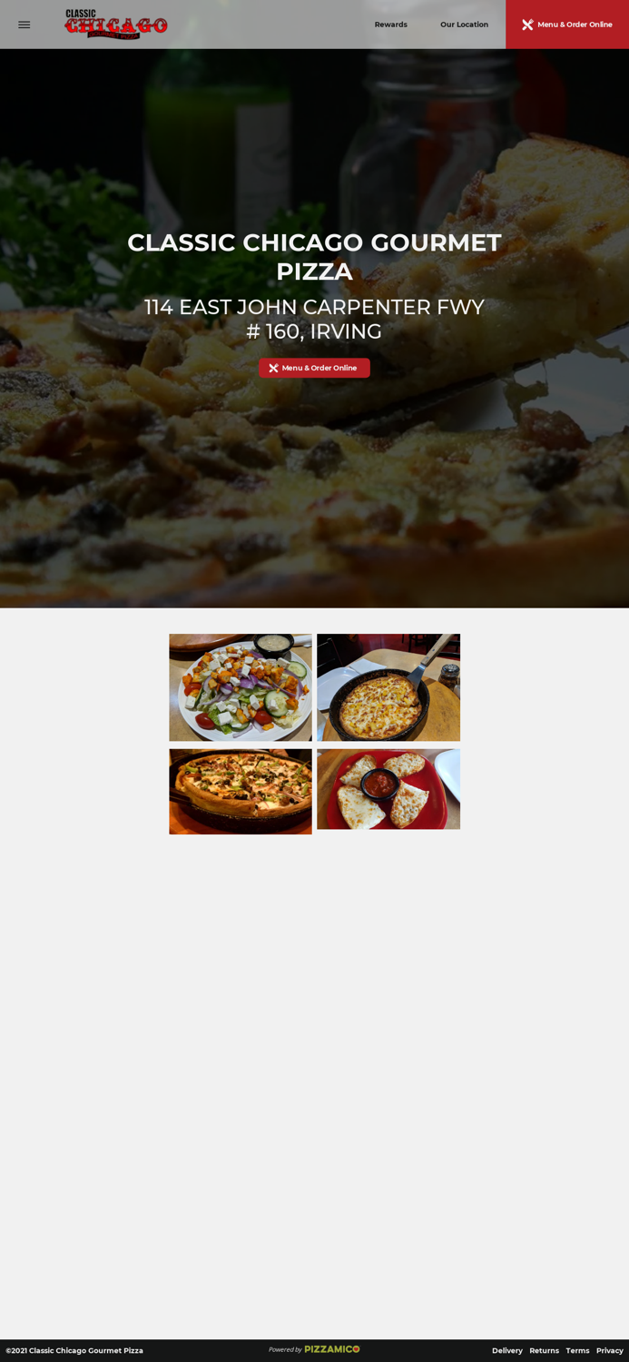 Classic Chicago Gourmet Pizza