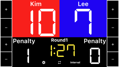 Taekwondo Scoreboard Screenshot