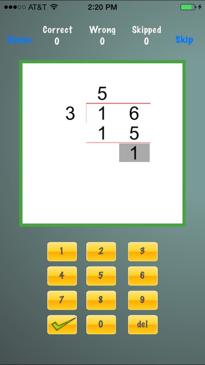 Long Division Drills