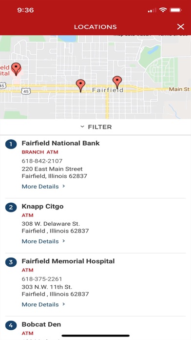 Fairfield National Bank Mobile Screenshot