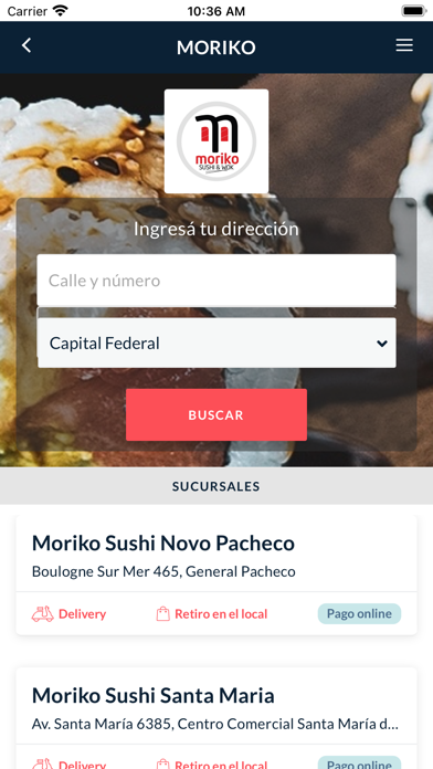 Moriko Sushi Screenshot
