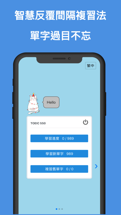 Screenshot #1 pour FlashEnglish 急速單字王 - TOEIC