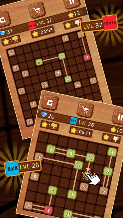 NEXUS : wooden logic puzzle Screenshot