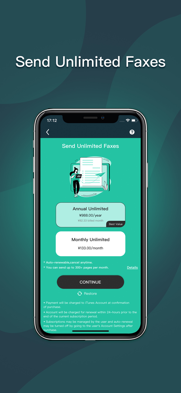 Simple Fax-Send fax from phone