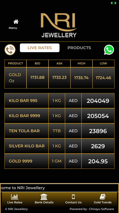 NRI Jewellery Screenshot