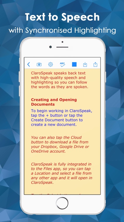 ClaroSpeak - Literacy Support