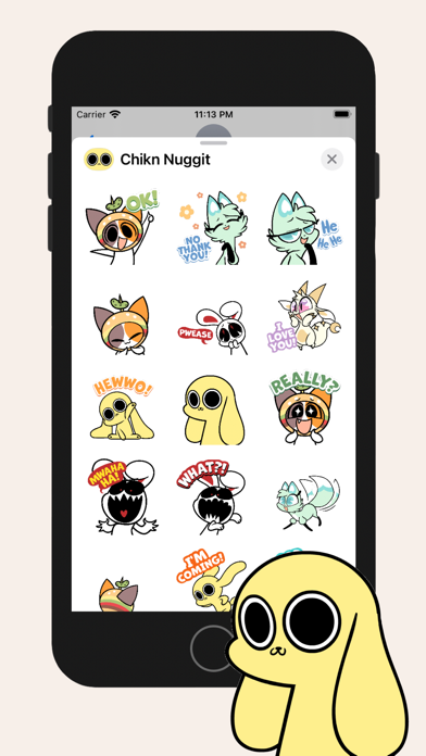 Screenshot #2 pour Chikn Nuggit Animated Stickers
