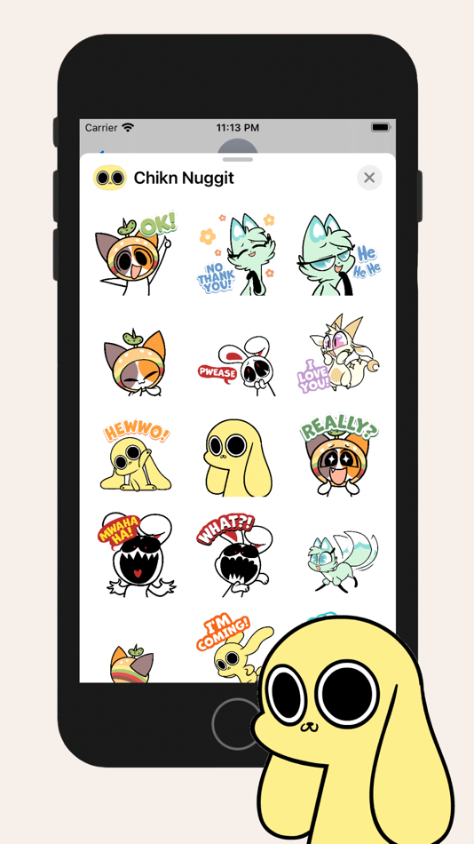 #2. Chikn Nuggit Animated Stickers (iOS) 게시자: BuzzFeed