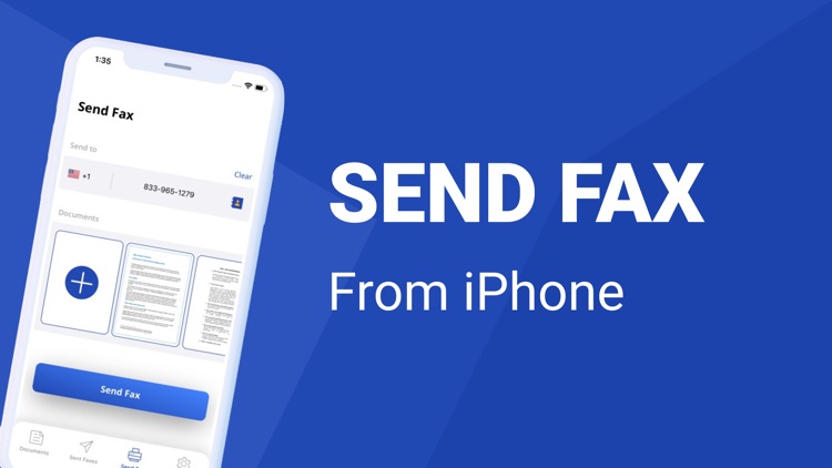 FAX from iPhone - send fax pdf