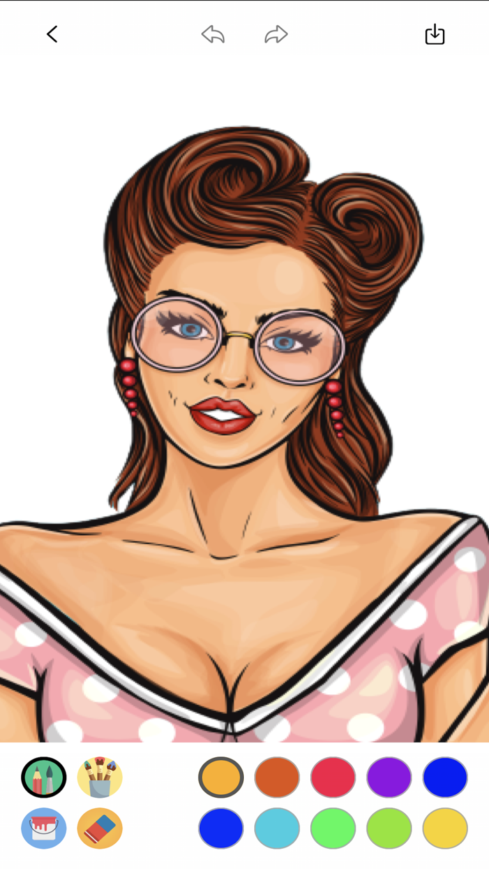 Adult Coloring Book - Mandala