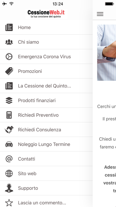 Cessione Web Screenshot