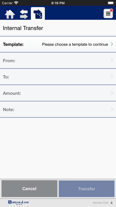 NebraskaLand Bank Business Screenshot