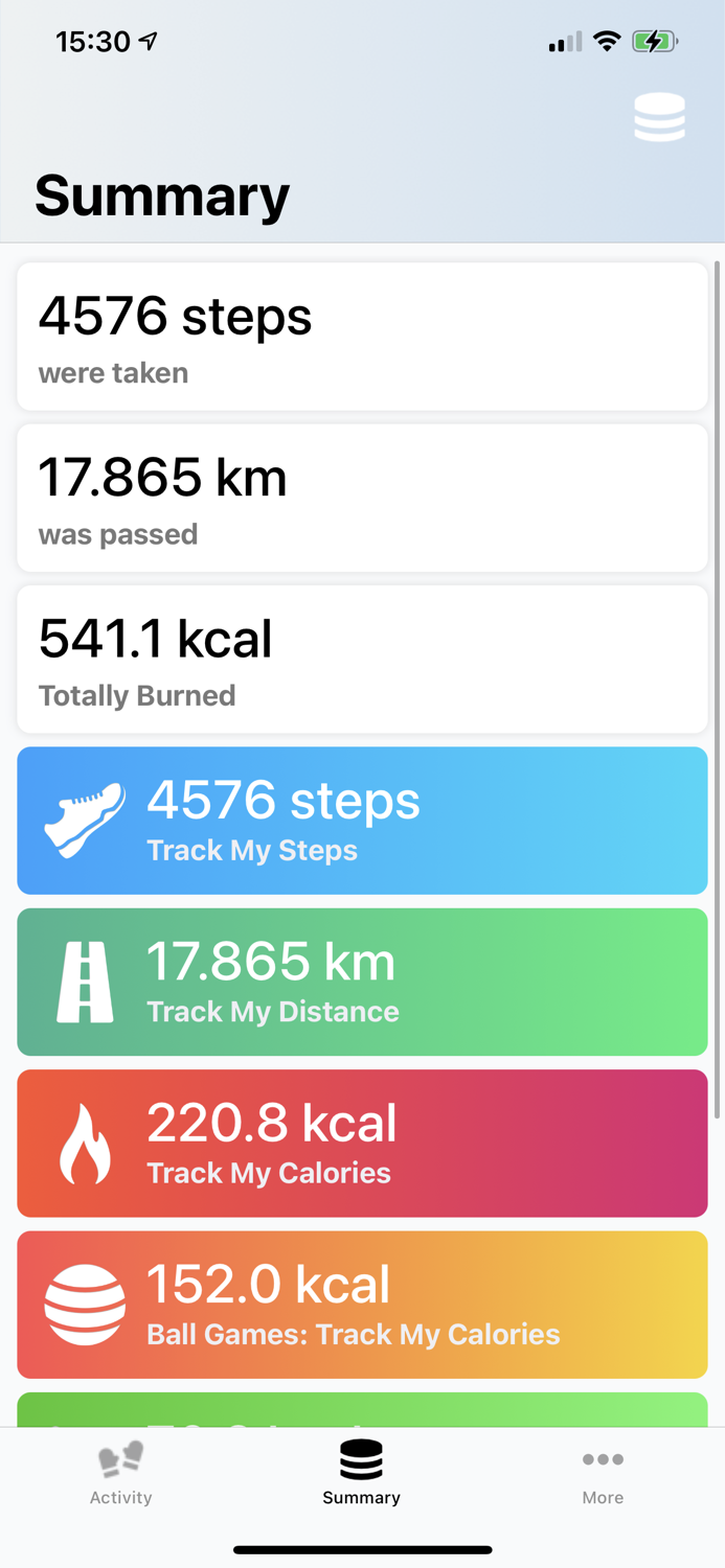 Winter Sports Track Calories