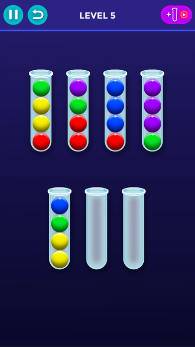 Screenshot #1 pour Ball Sort : Color Puzzle Game