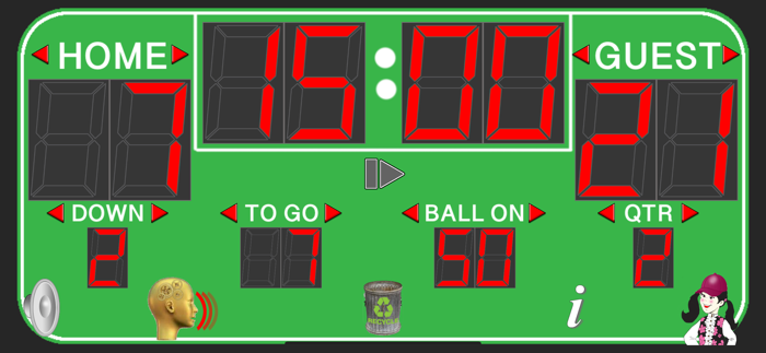 Football Scoreboard Deluxe