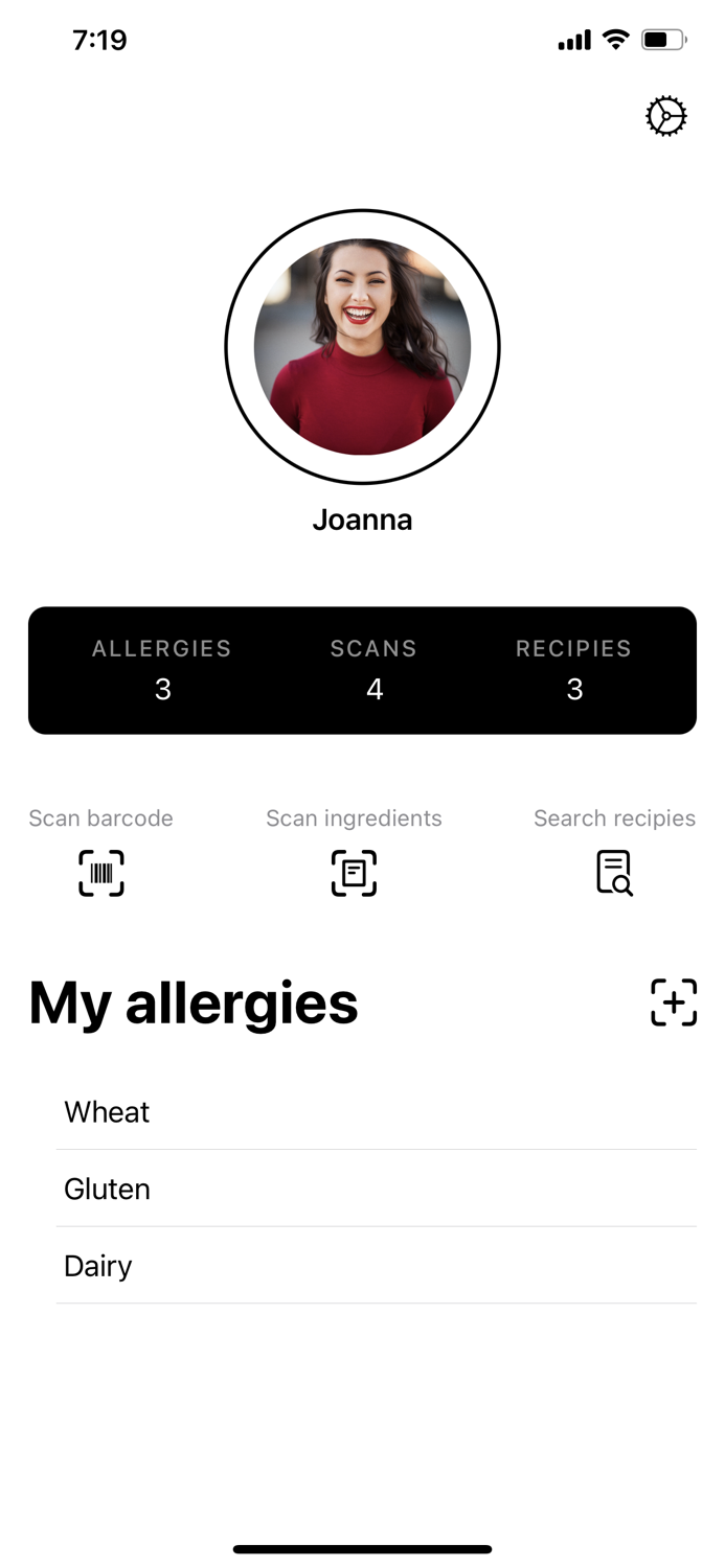 Allergyze - Allergy Scanner