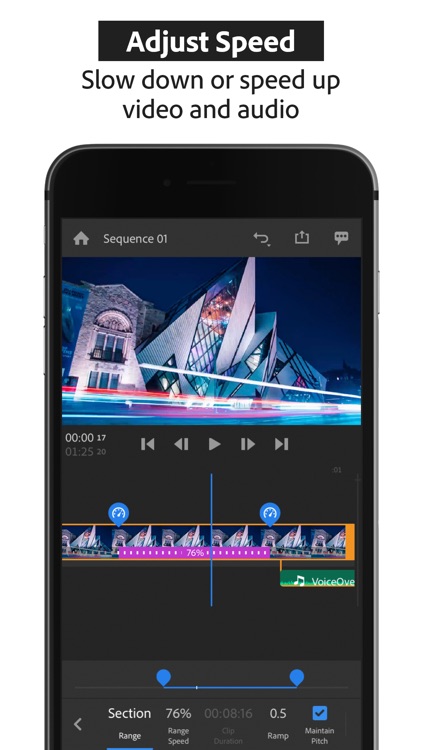 Adobe Premiere Rush:Edit Video screenshot-3