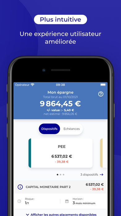 AXA Epargne Salariale Screenshot